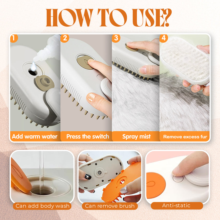 πβπ¦Ί PetAura Pet Grooming Brush
