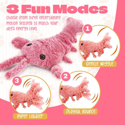 Floppy Lobster Funny Plush Toy for Pets