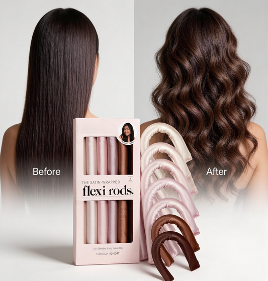 Easter Day Flash Sale - Satin Heatless Curling Set