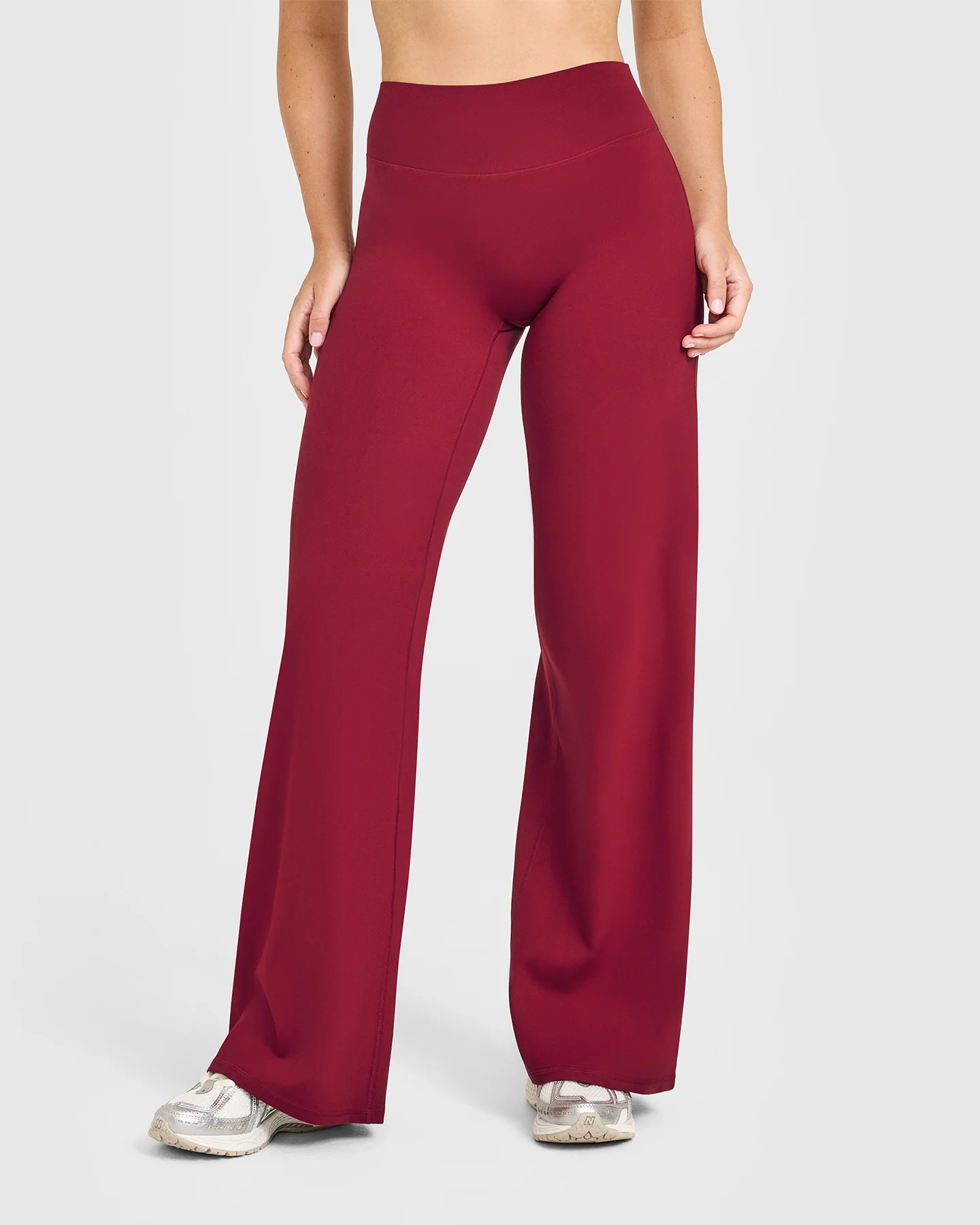 High-Waisted Naked-Feel Yoga Pants – Straight Leg Gym & Lounge Pants