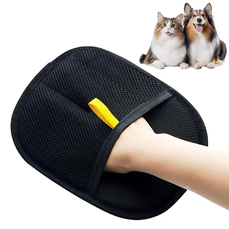 Static Pet Hair Remover Gloves – Reusable Grooming & Cleaning Tool