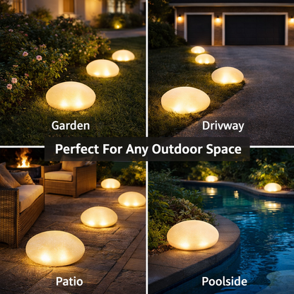 Solar Stone Lights – Turn Your Yard Into a Glowing Stone Path