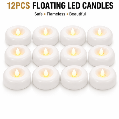 Water-Activated Waterproof Flameless Floating LED Candles