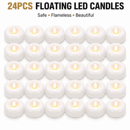 Water-Activated Waterproof Flameless Floating LED Candles