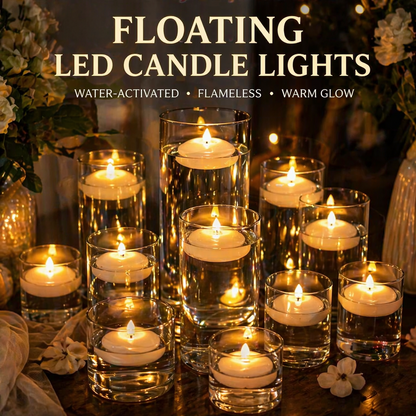 Water-Activated Waterproof Flameless Floating LED Candles