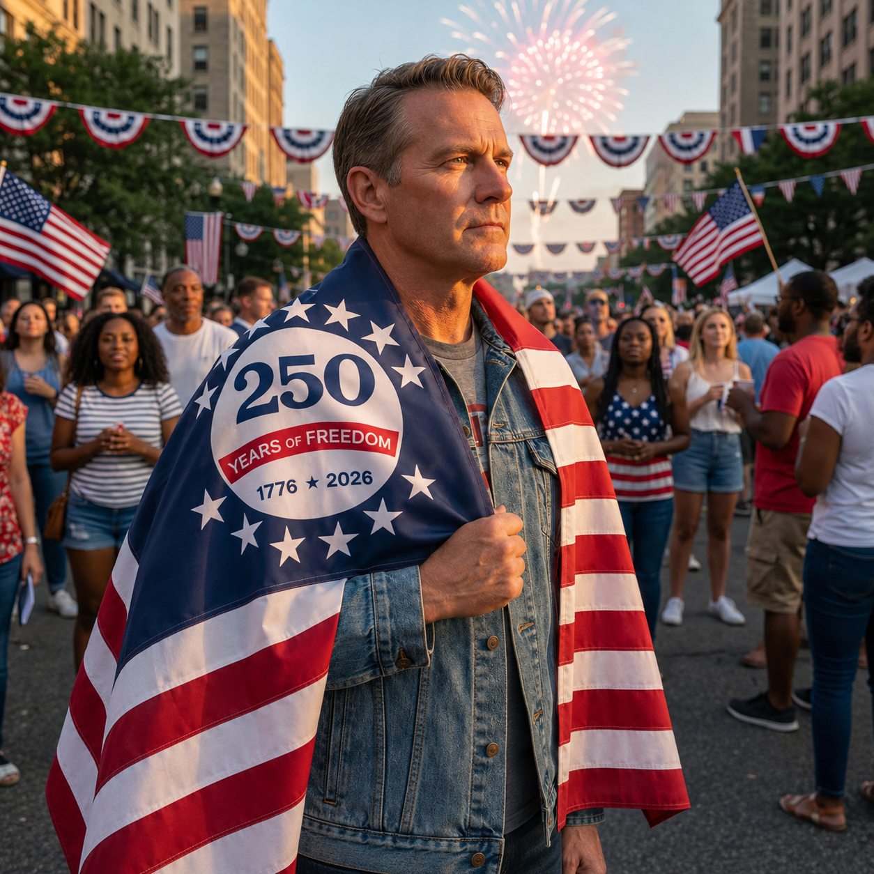 America 250th Anniversary Flag – 250 Years Of Freedom Patriotic Flag