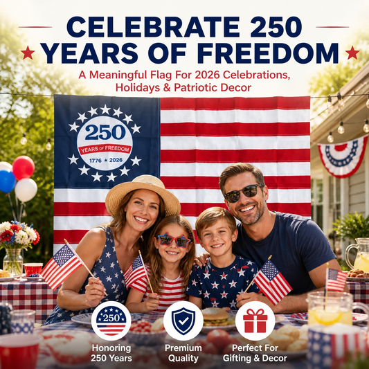 America 250th Anniversary Flag – 250 Years Of Freedom Patriotic Flag