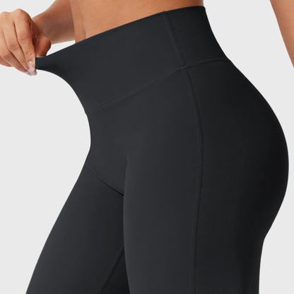 High-Waisted Naked-Feel Yoga Pants – Straight Leg Gym & Lounge Pants
