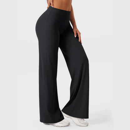 High-Waisted Naked-Feel Yoga Pants – Straight Leg Gym & Lounge Pants