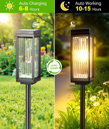 Solar Pathway Lights – 49% OFF Today Perfect for Garden, Lawn & Walkways