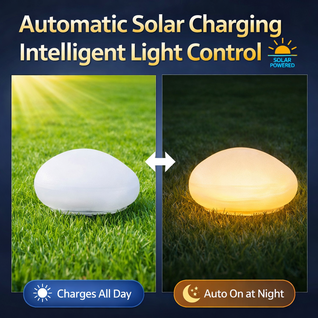 Solar Stone Lights – Turn Your Yard Into a Glowing Stone Path