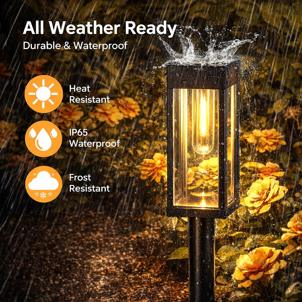 Solar Pathway Lights – 49% OFF Today Perfect for Garden, Lawn & Walkways
