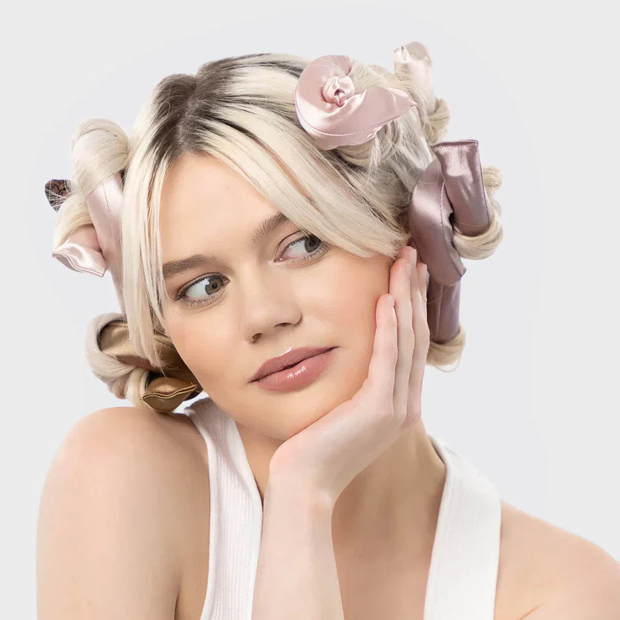 Easter Day Flash Sale - Satin Heatless Curling Set