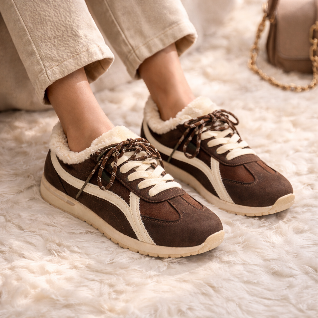 Everyday Warm Padded Flat Sneakers