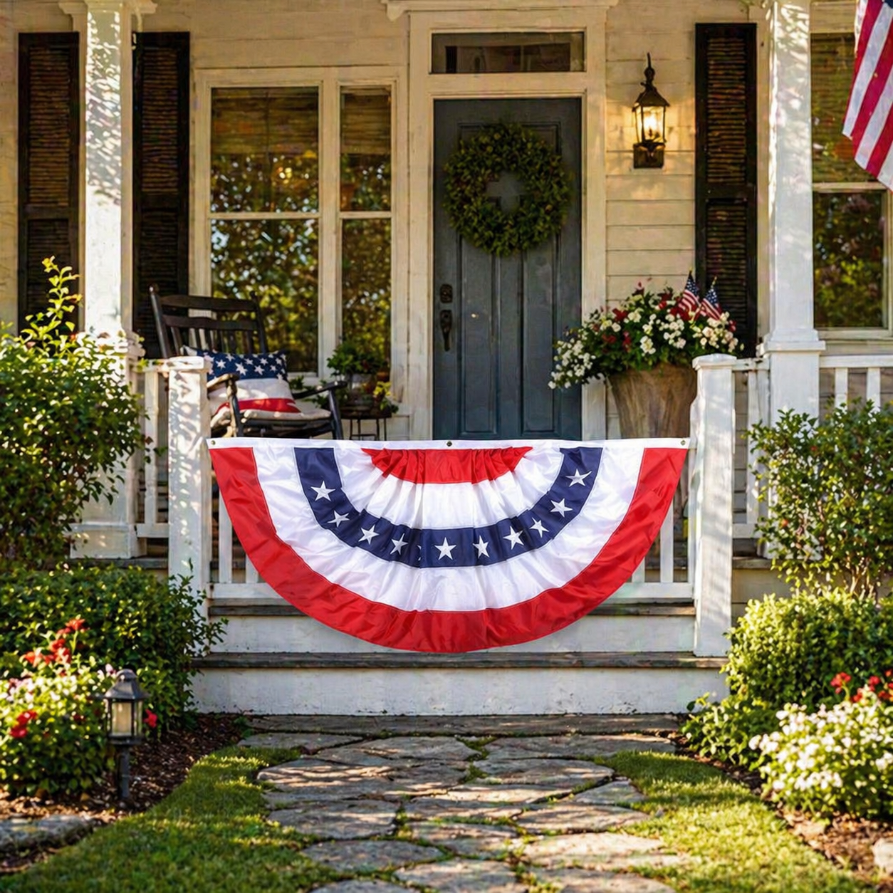 Heritage American Flag Bunting | 24-in x 48-in