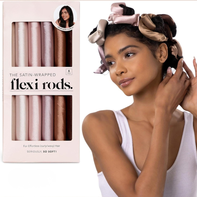 Easter Day Flash Sale - Satin Heatless Curling Set