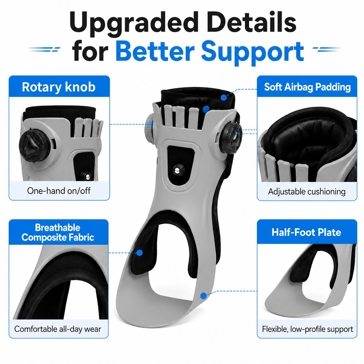 Jmrdiyrk - Knob Airbag Foot Support