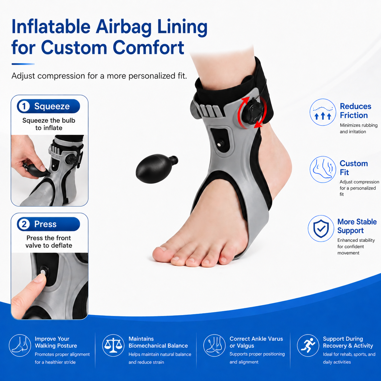 Jmrdiyrk - Knob Airbag Foot Support