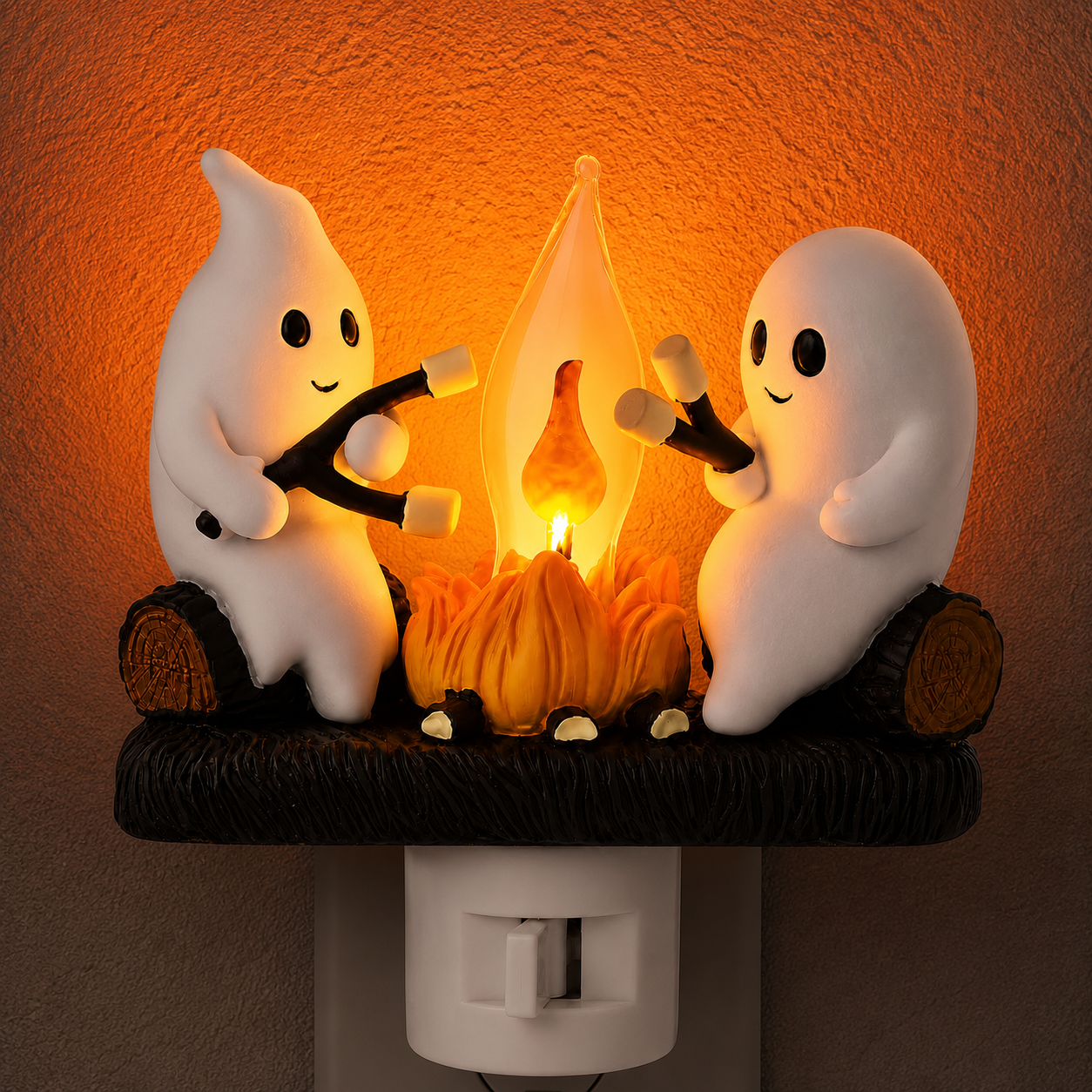 Halloween 🎃3D Ghost Campfire Night Light👻