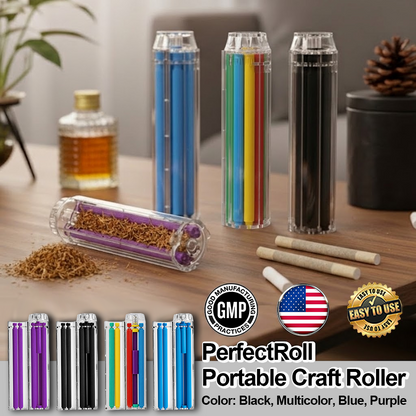 Portable Hand Crank Cigarette Roller Machine – Fast, Easy & Consistent Rolling