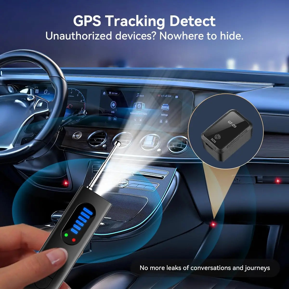 Hidden Camera Detector & GPS Tracker Finder with RF Signal Scanner