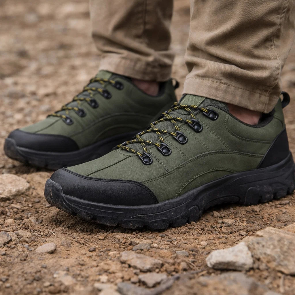 Men’s Anti-Slip Leather Outdoor Hiking Shoes