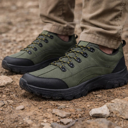 Men’s Anti-Slip Leather Outdoor Hiking Shoes