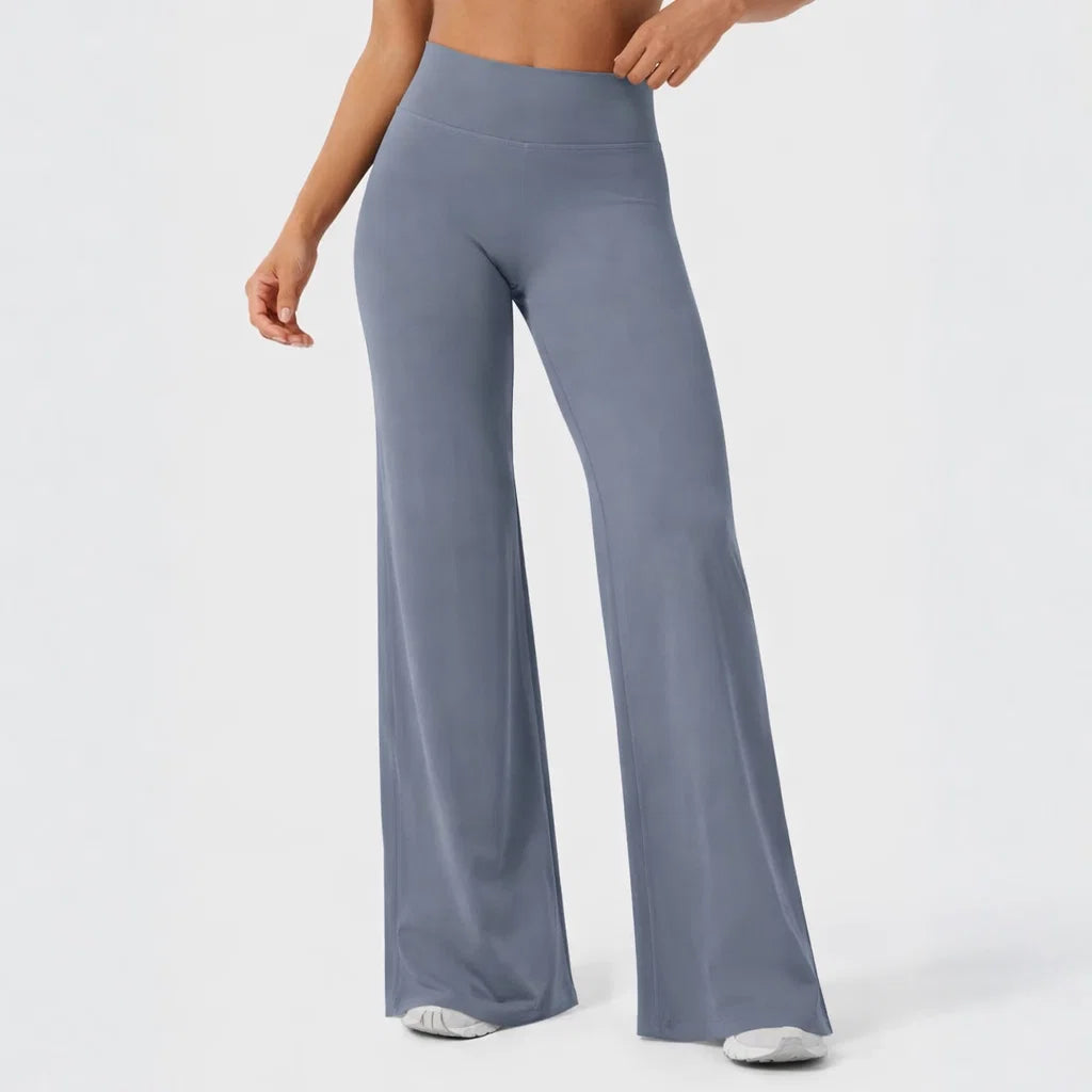 High-Waisted Naked-Feel Yoga Pants – Straight Leg Gym & Lounge Pants